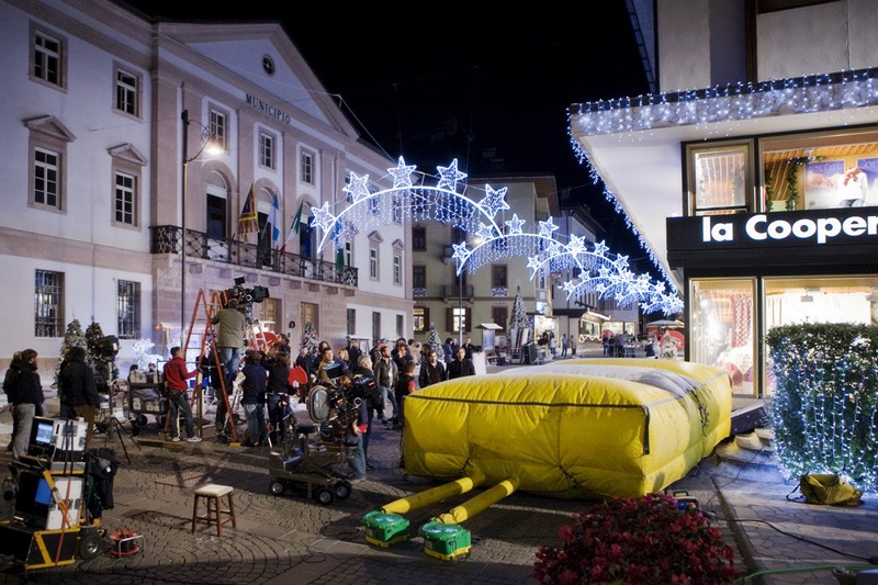 Un Immagine Affollata Dal Set Di Vacanze Di Natale A Cortina 226024