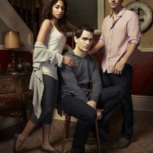 Being Human: Meaghan Rath, Sam Witwer e Sam Huntington in una foto promozionale della seconda stagione