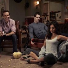 Being Human: Meaghan Rath, Sam Witwer e Sam Huntington in una immagine promozionale della seconda stagione