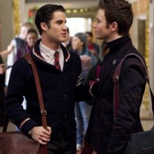 Glee Chris Colfer E Darren Criss In Una Scena Dell Episodio Natalizio Extraordinary Merry Christmas 226289