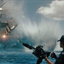 Battleship: una suggestiva immagine tratta dal fantascientifico action diretto da Peter Berg
