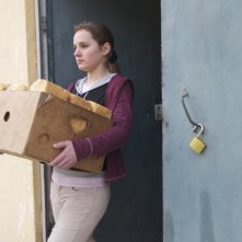 Sindi Laçej in una scena del dramma La faida