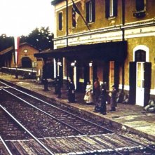 Un viaggio chiamato amore - scenografia della stazione realizzata da Giuseppe Pirrotta