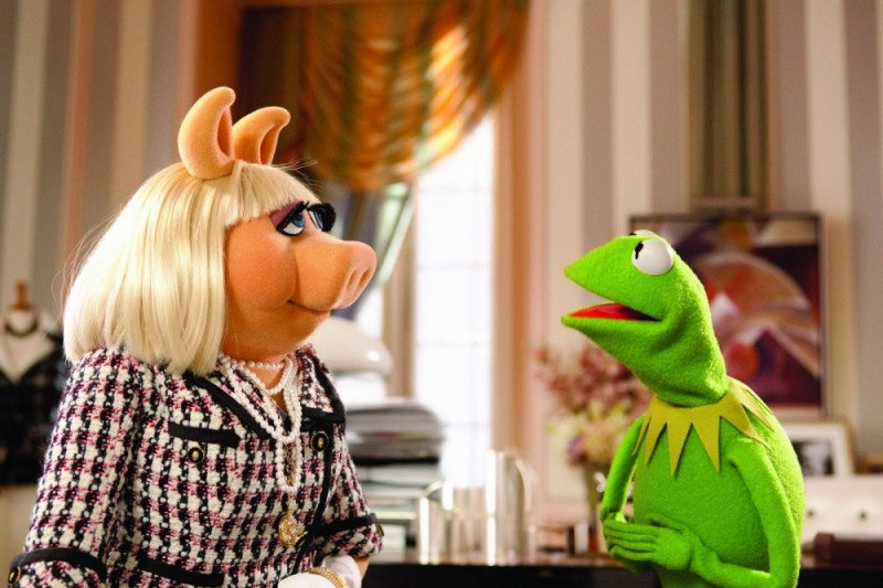 I Muppet Miss Piggy E Kermit La Rana In Una Scena Del Film 226569
