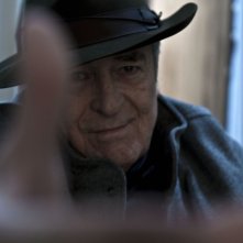 Bernardo Bertolucci sul set di Io e te