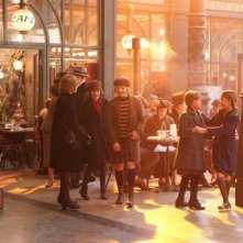 Chloe Moretz in una scena di Hugo Cabret 3D