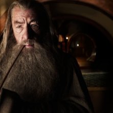 Ian McKellen nei panni di Gandalf il Grigio in una immagine di The Hobbit