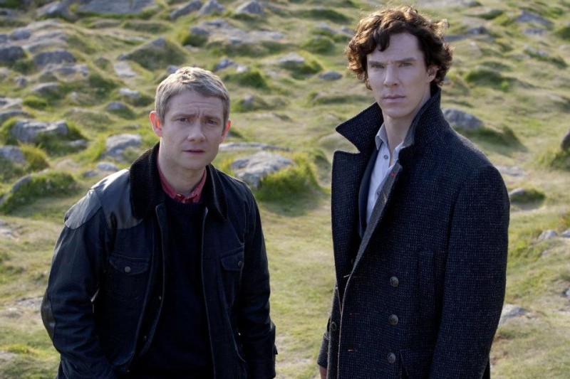 Martin Freeman E Benedict Cumberbatch In Un Immagine Promozionale Della Seconda Stagione Di Sherlock 226758