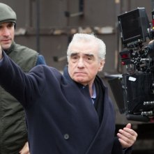 Martin Scorsese da indicazioni sul set di Hugo Cabret