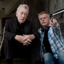 Molto forte, incredibilmente vicino: Max von Sydow insieme al regista Stephen Daldry sul set del film