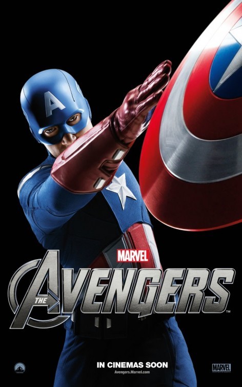 The Avengers Character Poster Per Captain America Chris Evans 227038