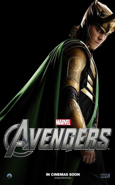 The Avengers Character Poster Per Loki Tom Hiddleston 227036