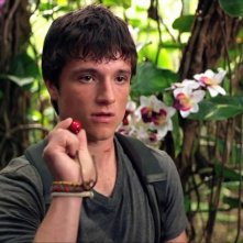 Viaggio nell'isola misteriosa: Josh Hutcherson in una scena del film