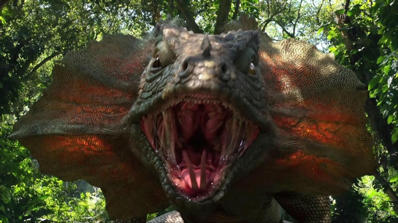 Viaggio Nell Isola Misteriosa Le Fauci Di Un Affamato Dinosauro In Un Immagine Tratta Dal Film 227111
