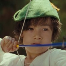 Il piccolo Jasper Newell in una scena del film E ora parliamo di Kevin