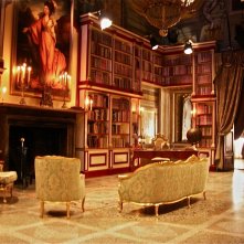 La Figlia di Elisa Ritorno a Rivombrosa - scenografia della biblioteca realizzata da G. Pirrotta