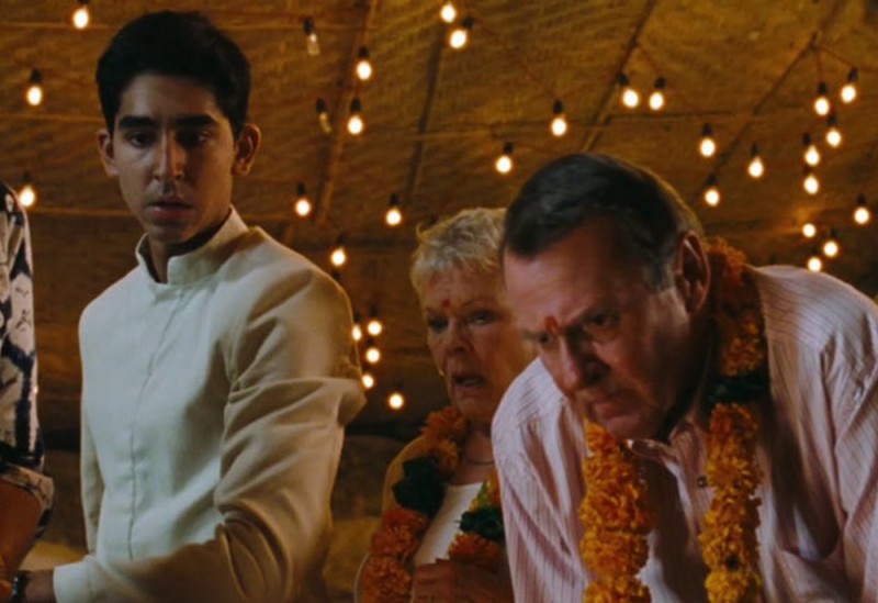 Marigold Hotel Dev Patel Insieme Judi Dench E Tom Wilkinson In Una Scena Del Film 227384