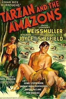 Tarzan e le amazzoni: la locandina del film