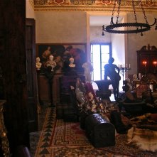 Serie TV la figlia di Elisa ritorno a Rivombrosa - scenografia sala del capitano Loya realizzata da G. Pirrotta