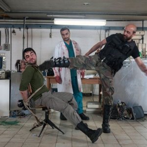 Claudio Marmugi, Guglielmo Favilla e Alex Lucchesi nel laboratorio di Eaters