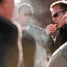 40 carati: Asger Leth sul set del film insieme ad Anthony Mackie