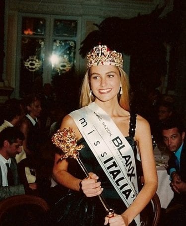 Arianna David dopo l'elezione a Miss Italia 1993