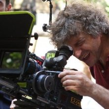 Il regista Giacomo Campiotti sul set del film tv di Rai Uno, La figlia del capitano