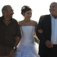 Olivia Ruiz tra François Berléand e Gérard Jugnot in Un jour mon père viendra