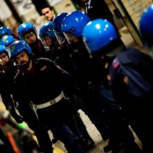A.C.A.B.: Pierfrancesco Favino in una scena del film nei panni del celerino 'Cobra'