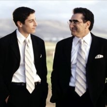 American Pie - Ancora insieme: Jason Biggs insieme a Eugene Levy in una scena del film