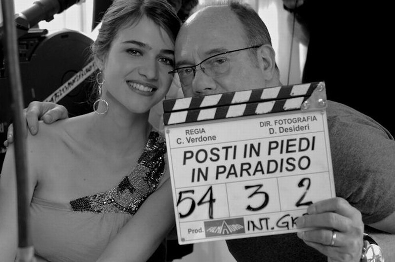 Carlo Verdone Insieme A Nadir Caselli Sul Set Di Posti In Piedi In Paradiso 228204