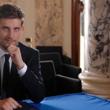 Paolo Verdone sul set di Posti in piedi in Paradiso