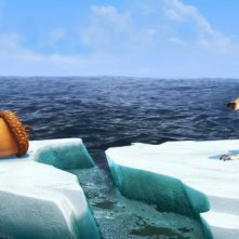 Scrat in una delle prime immagini de L'era glaciale 4: Continenti alla deriva