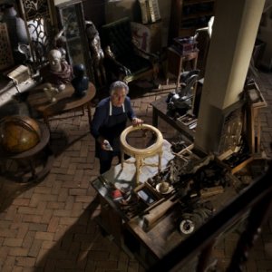 Lando Buzzanca all'opera nella fiction di Rai Uno, Il restauratore