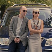 Dario Grandinetti in una scena del film Sleeping Around insieme a Jun Ichikawa