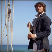 Giorgio Pasotti in una scena della miniserie di Rai Uno, Anita