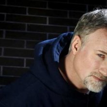 Il regista David Fincher posa in una foto promozionale di Millennium - Uomini che odiano le donne