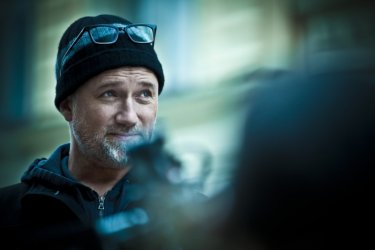 Il regista David Fincher sul set di Millennium - Uomini che odiano le donne