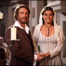 Valeria Solarino e Giorgio Pasotti novelli sposi nella miniserie di Rai Uno, Anita