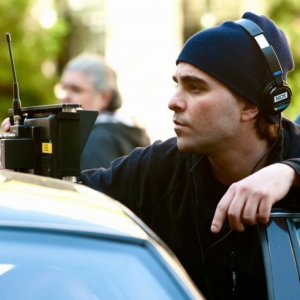 Il regista Nicholas Jarecki sul set del thriller drammatico Arbitrage