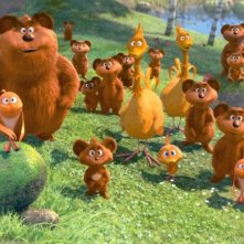Lorax - Il guardiano della foresta, i simpatici personaggi del film in una scena di gruppo