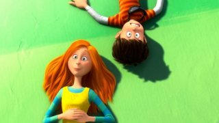 Ted e Audrey in una scena del film Lorax - Il guardiano della foresta