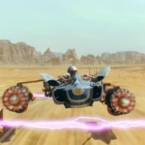 Star Wars: Episode I - La minaccia fantasma 3D, una scena del film rieditato in tre dimensioni