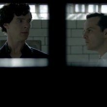 Benedict Cumberbatch E Andrew Scott In Prigione In The Reichenbach Fall Episodio Finale Della Second 229347