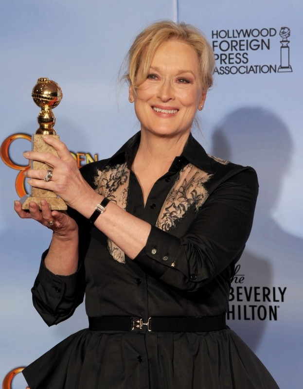 Meryl Streep Miglior Attrice Drammatica Per The Iron Lady Ai Golden Globes 2012 229207