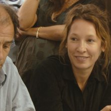 Polisse: Emmanuelle Bercot insieme a Frédéric Pierrot in una scena del film