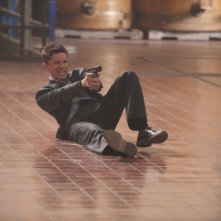 The Double: Topher Grace in una drammatica scena del film