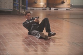 The Double: Topher Grace in una drammatica scena del film