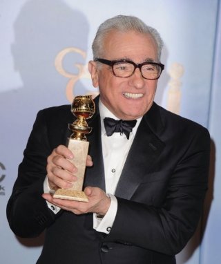Martin Scorsese premiato ai Golden Globes 2012 per Hugo Cabret