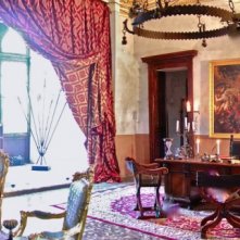 La figlia di Elisa ritorno a Rivombrosa - scenografia sala del capitano Loya realizzata da Giuseppe Pirrotta